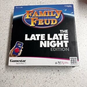 Family Feud The Late Late Night Edition Board Game by - Black & Blue